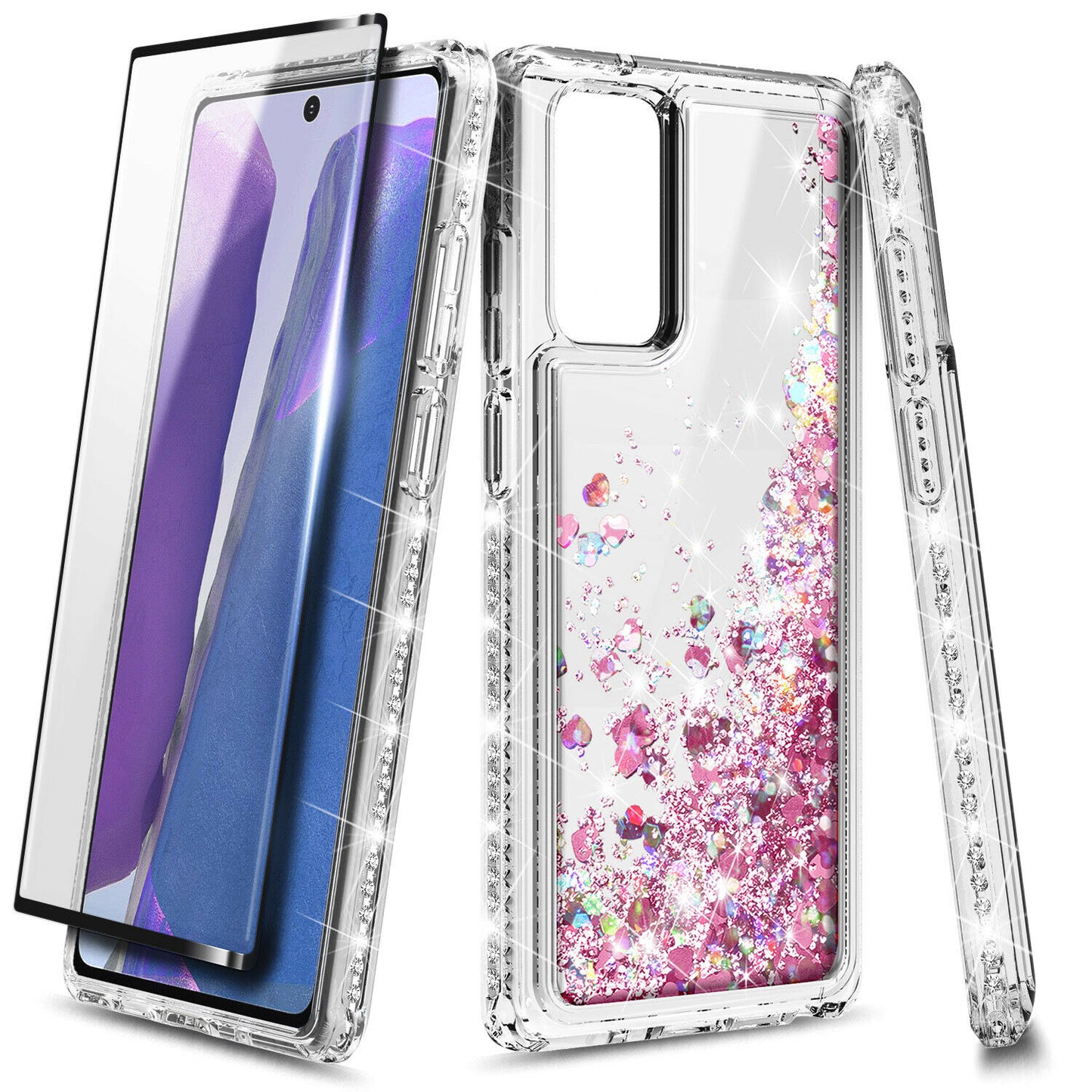Liquid Glitter Cover for Samsung Galaxy S20 FE 5G Glass Protector - carolay.co