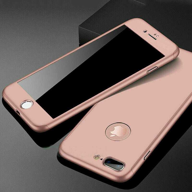 Max+Tempered Glass Ultra Slim Phone Case Full Body For iPhone - carolay.co