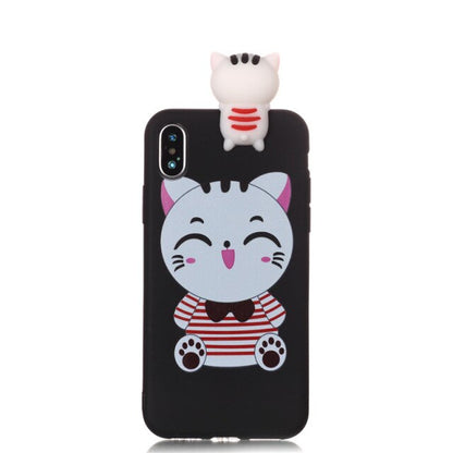 3D Cartoon Doll Soft Rubber Silicone cover for iPhone
