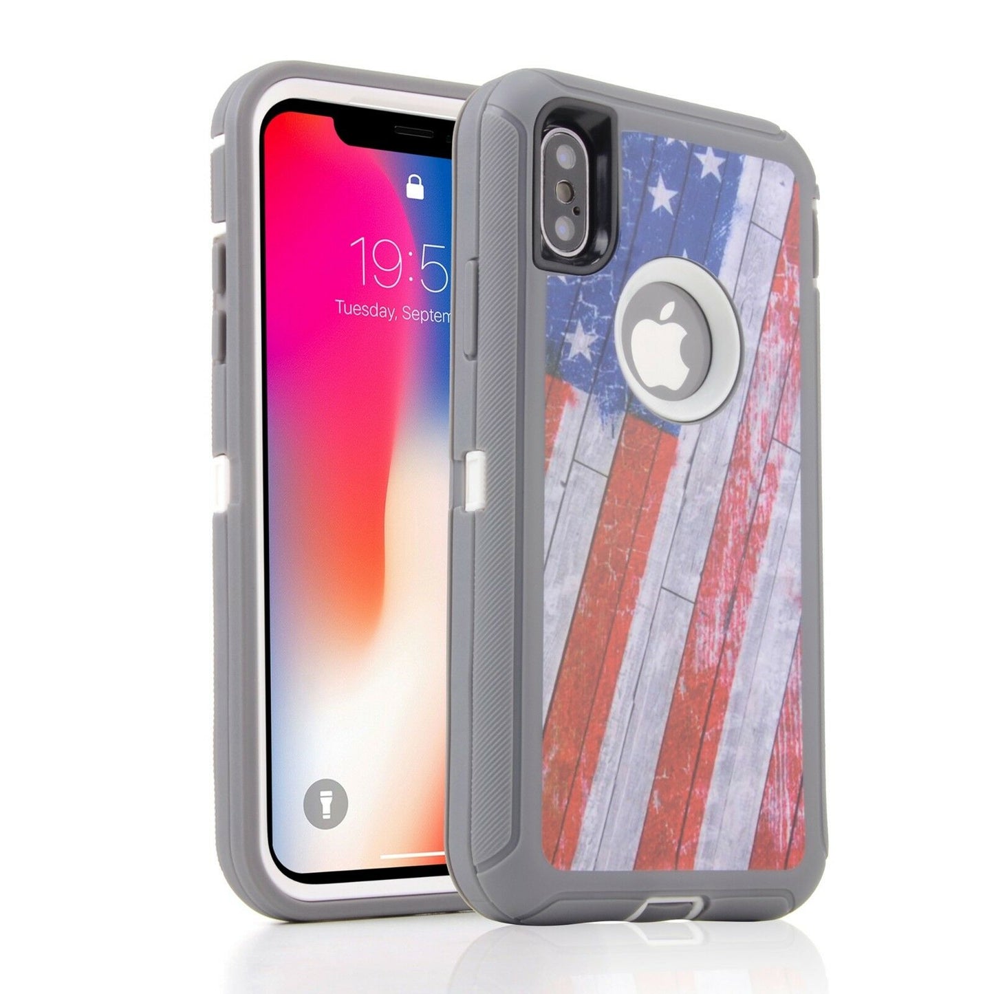 Hybrid Heavy Duty Shockproof Rubber Cover For iPhone XS/Max/XR - carolay.co
