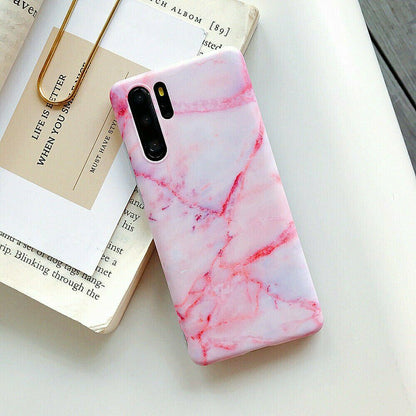 Marble Soft Silicone Slim Back Cover For Samsung Galaxy - carolay.co