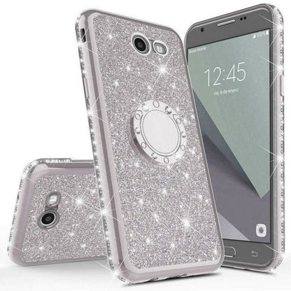 Bling Glitter Ring Stand Back Case for Samsung Galaxy S20/Plus/Ultra - carolay.co
